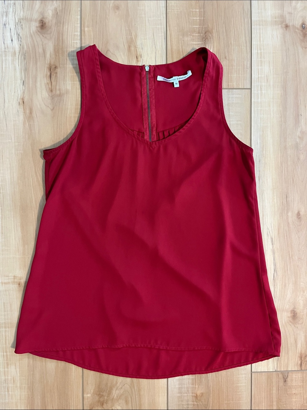Red Sleeveless V-Neck Camisole